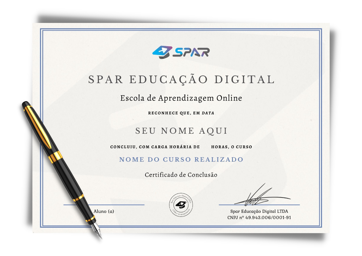 Certificado do curso