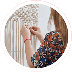 Finalização do Curso de Macramê